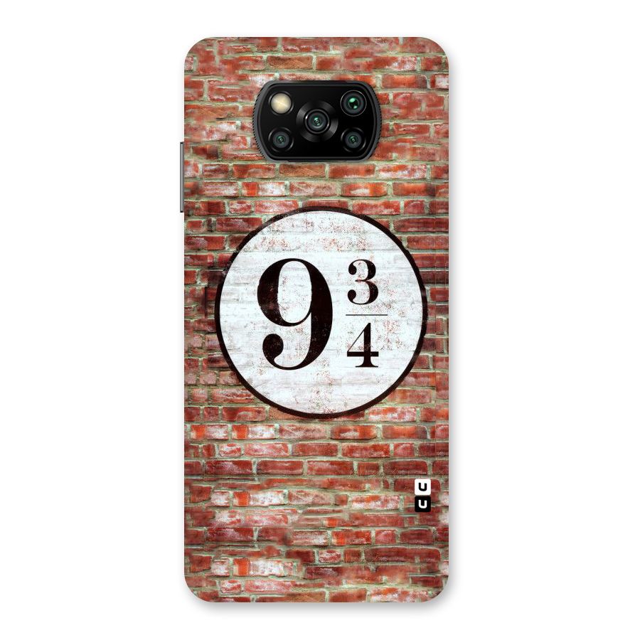 Brick Bang Back Case for Poco X3