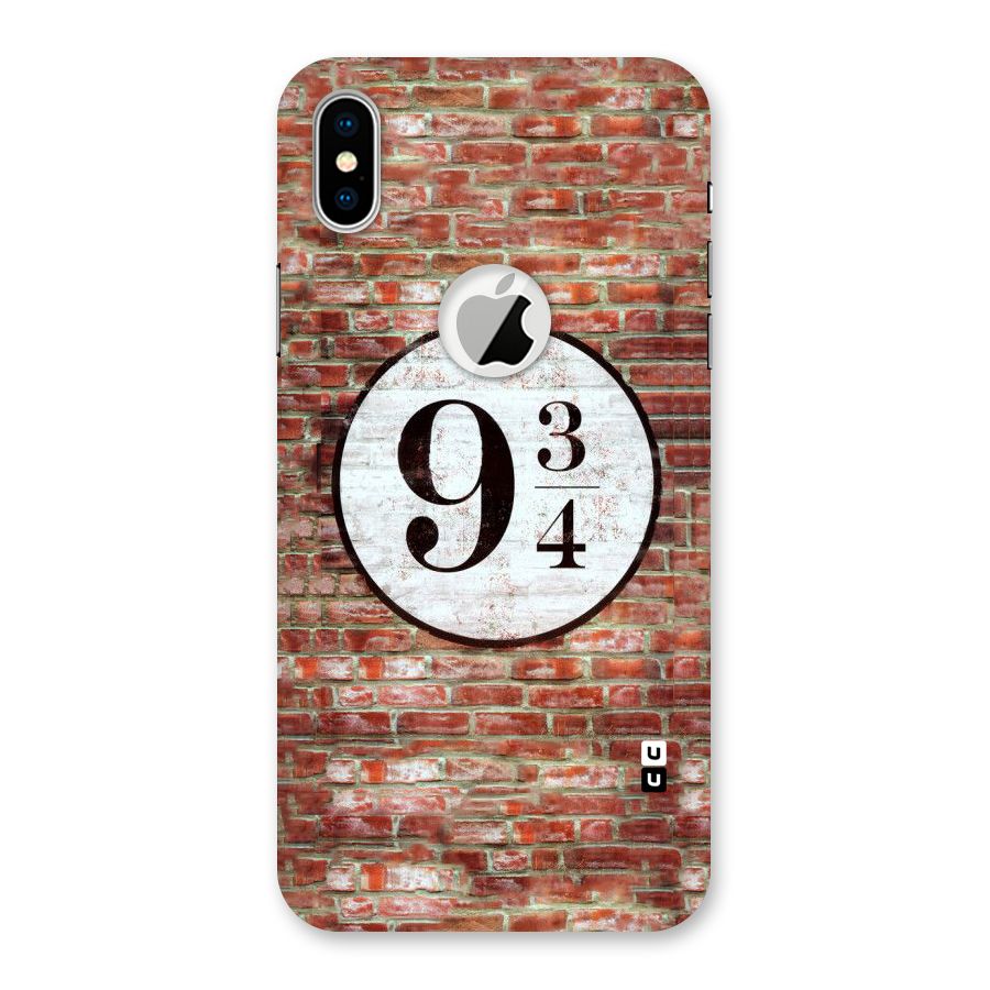Brick Bang Back Case for iPhone XS Logo Cut
