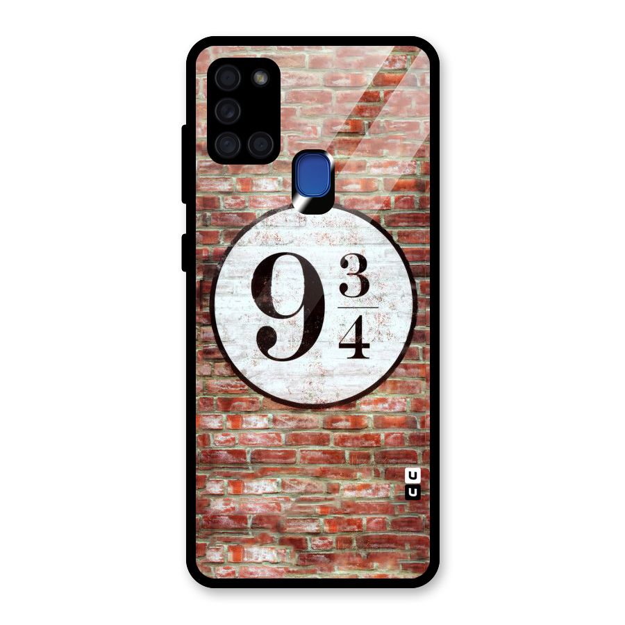 Brick Bang Glass Back Case for Galaxy A21s
