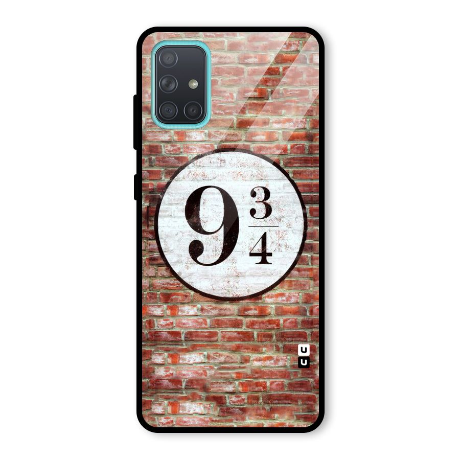 Brick Bang Glass Back Case for Galaxy A71