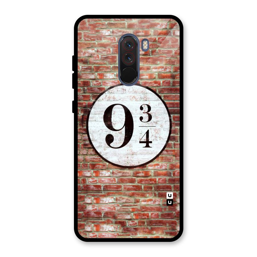 Brick Bang Glass Back Case for Poco F1