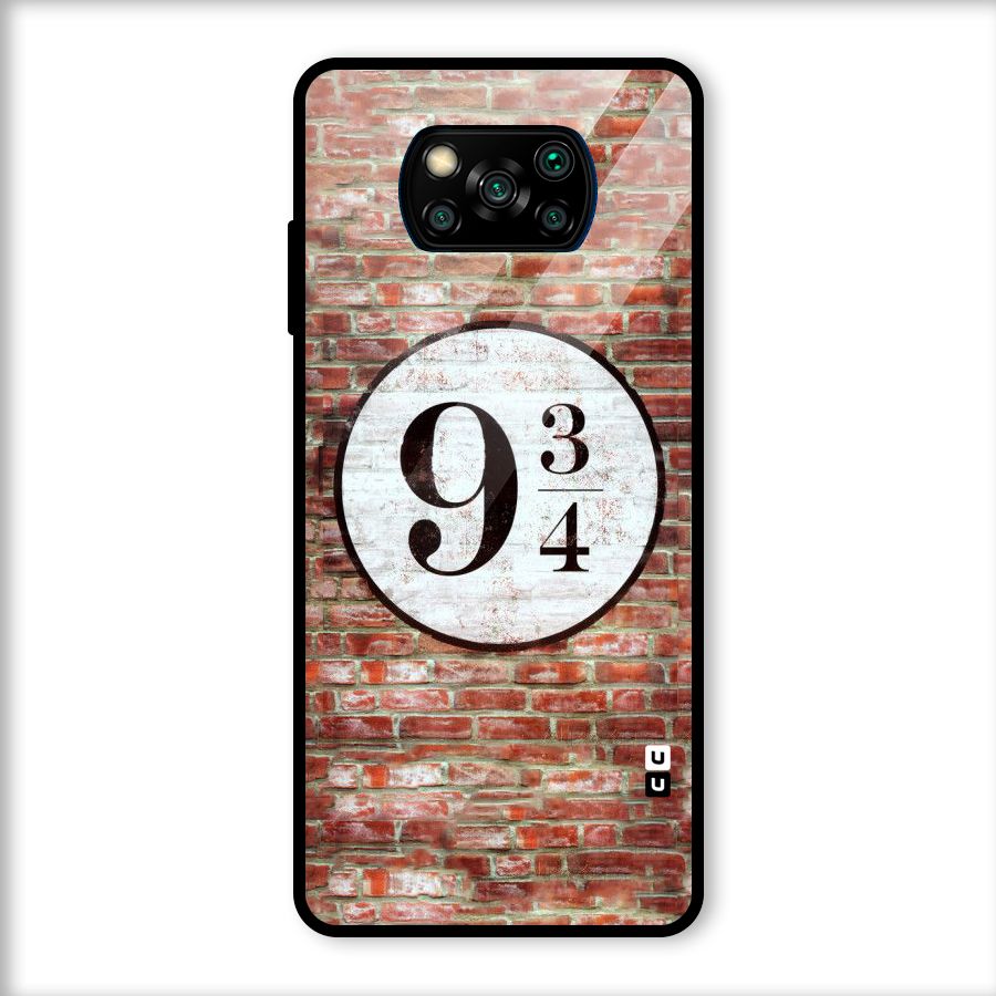 Brick Bang Glass Back Case for Poco X3