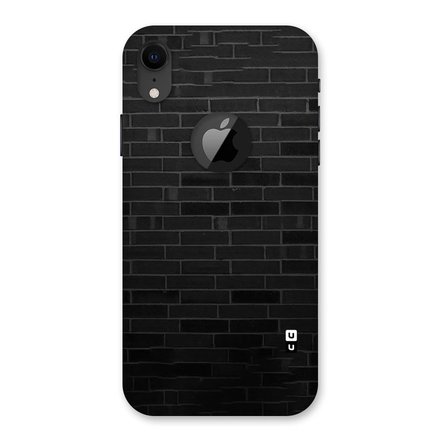 Brick Wall Back Case for iPhone XR Logo Cut