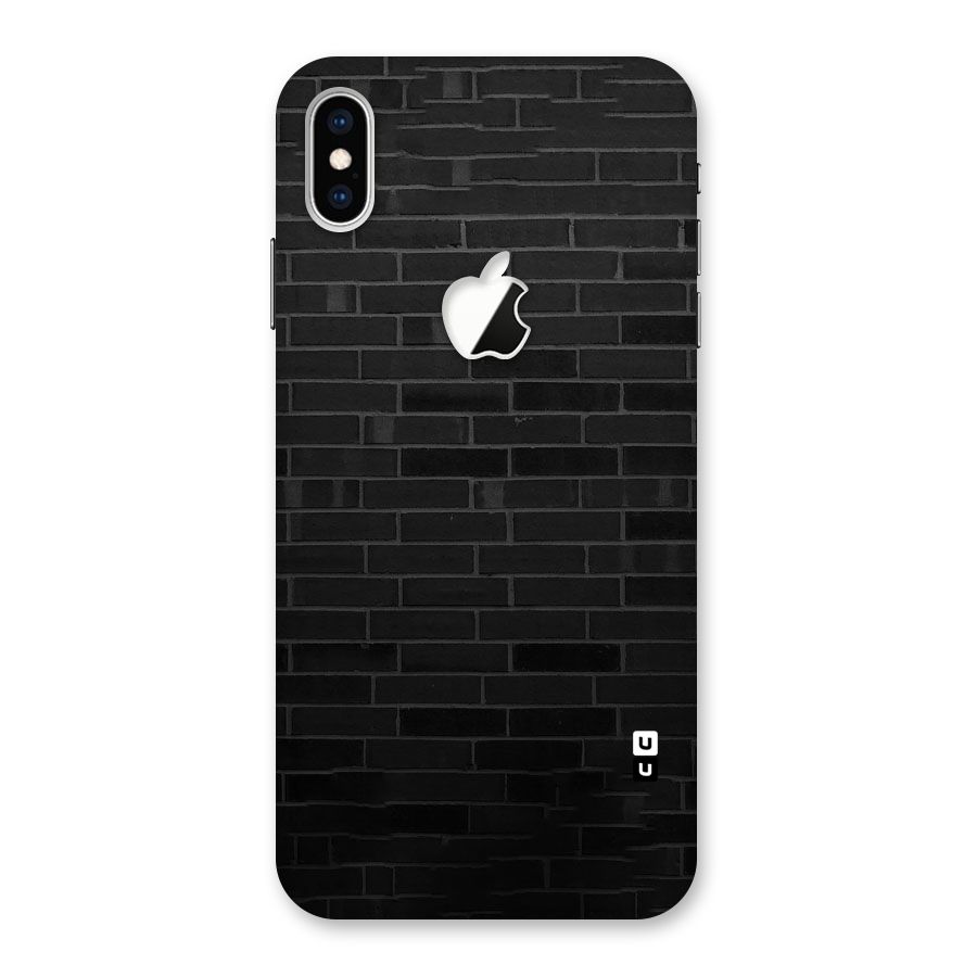 Brick Wall Back Case for iPhone XS Max Apple Cut