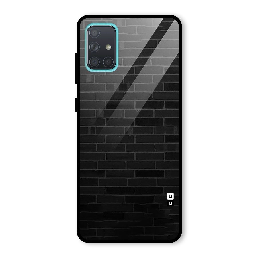 Brick Wall Glass Back Case for Galaxy A71