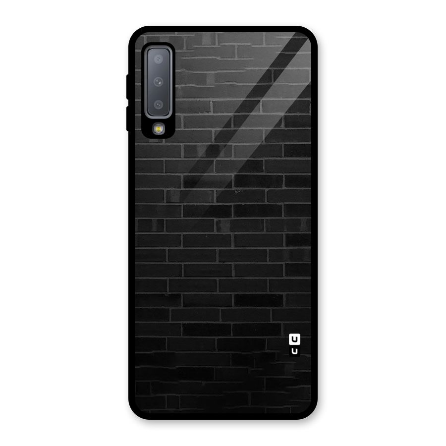 Brick Wall Glass Back Case for Galaxy A7 (2018)