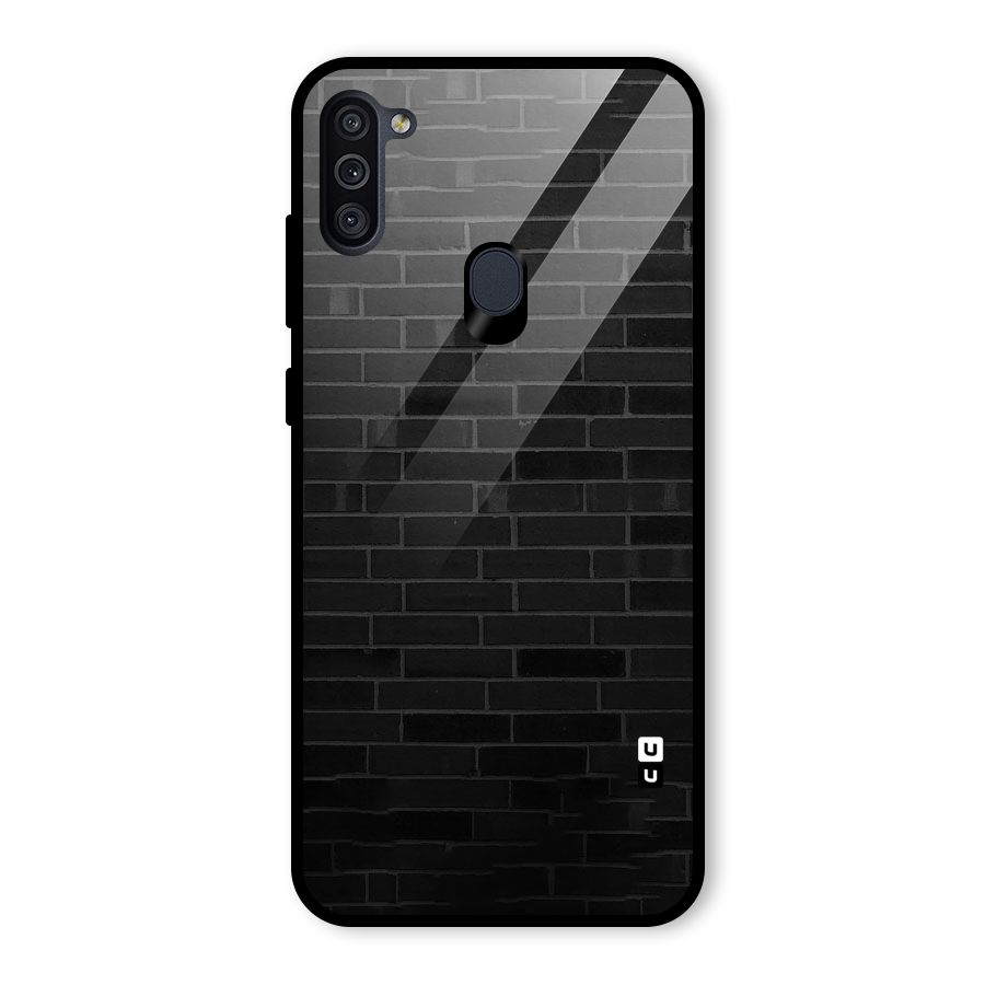 Brick Wall Glass Back Case for Galaxy M11