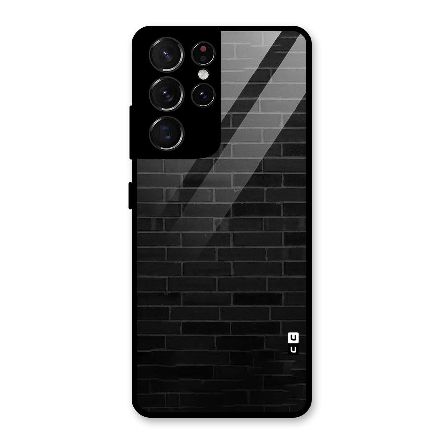 Brick Wall Glass Back Case for Galaxy S21 Ultra 5G