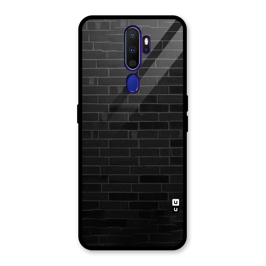 Brick Wall Glass Back Case for Oppo A9 (2020)