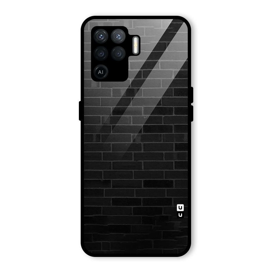 Brick Wall Glass Back Case for Oppo F19 Pro