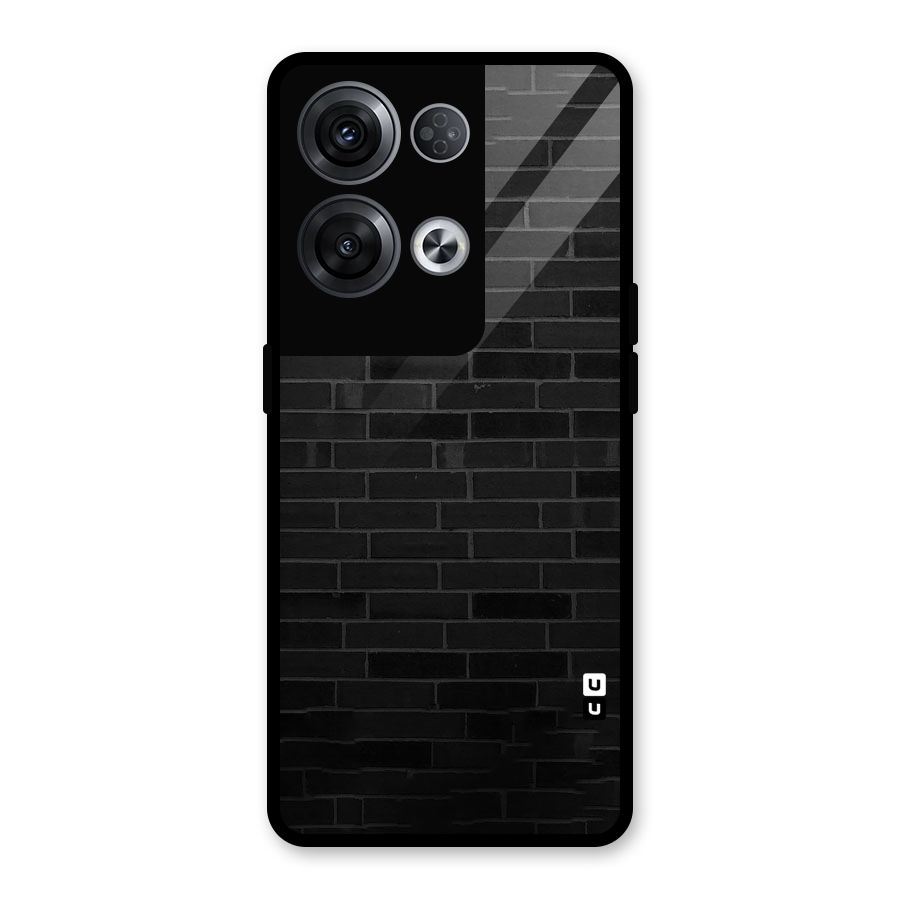 Brick Wall Glass Back Case for Oppo Reno8 Pro 5G