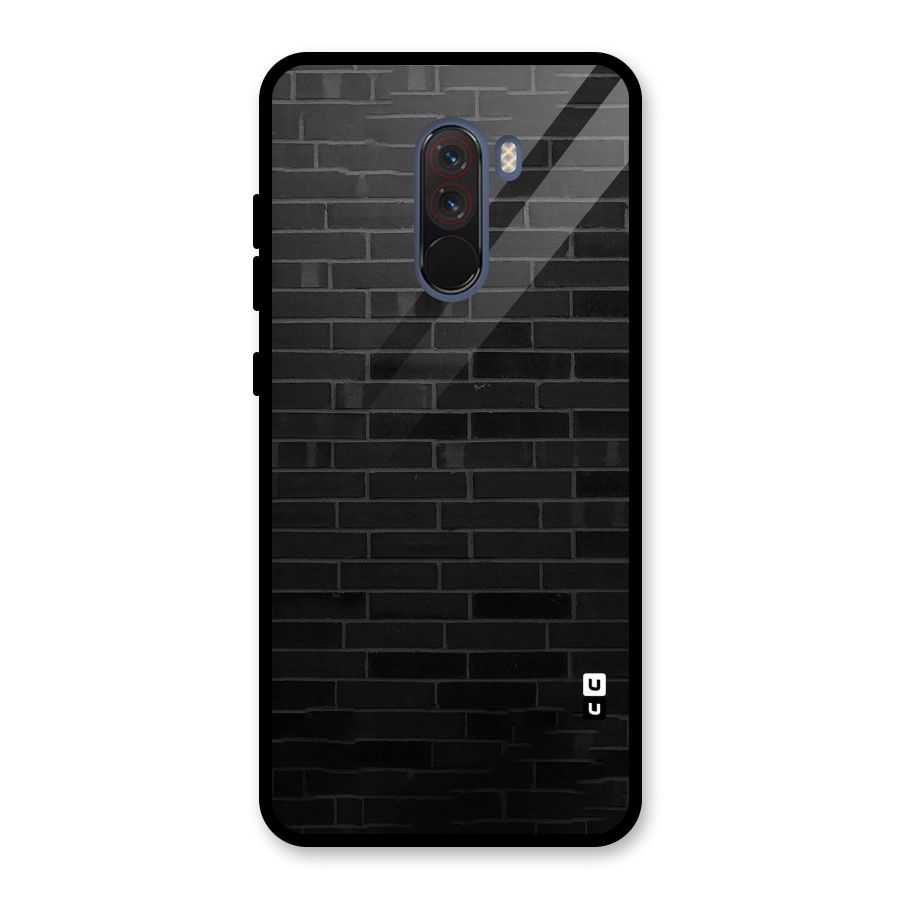 Brick Wall Glass Back Case for Poco F1