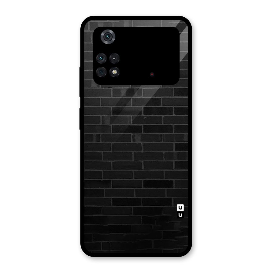 Brick Wall Glass Back Case for Poco M4 Pro 4G