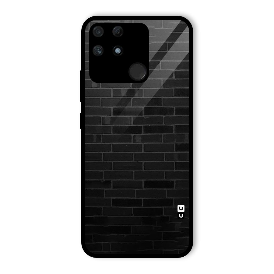 Brick Wall Glass Back Case for Realme Narzo 50A