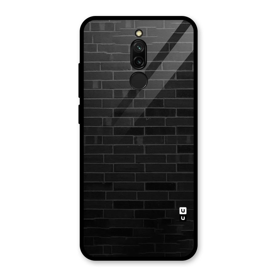 Brick Wall Glass Back Case for Redmi 8