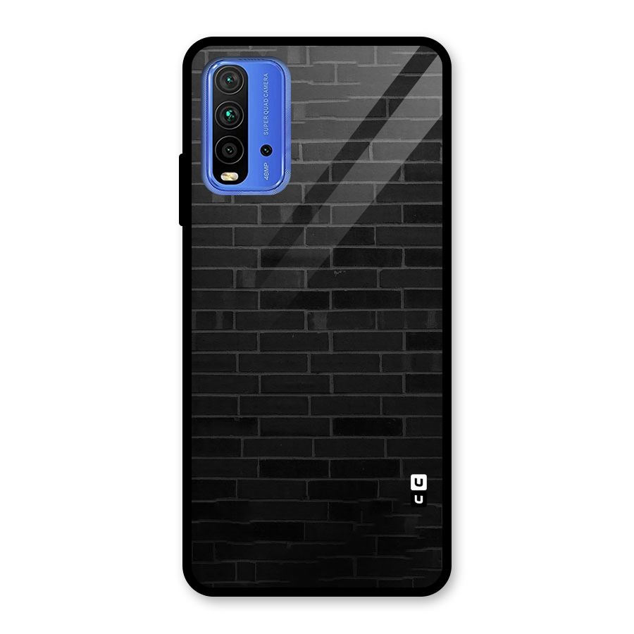 Brick Wall Glass Back Case for Redmi 9 Power