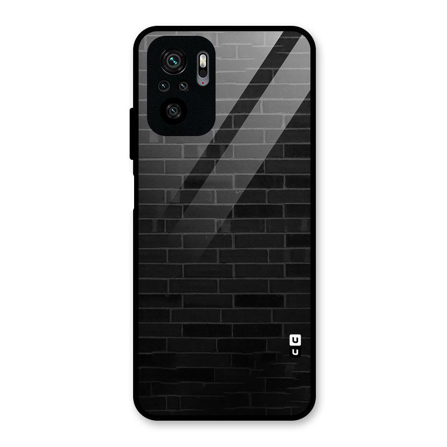 Brick Wall Glass Back Case for Redmi Note 10S