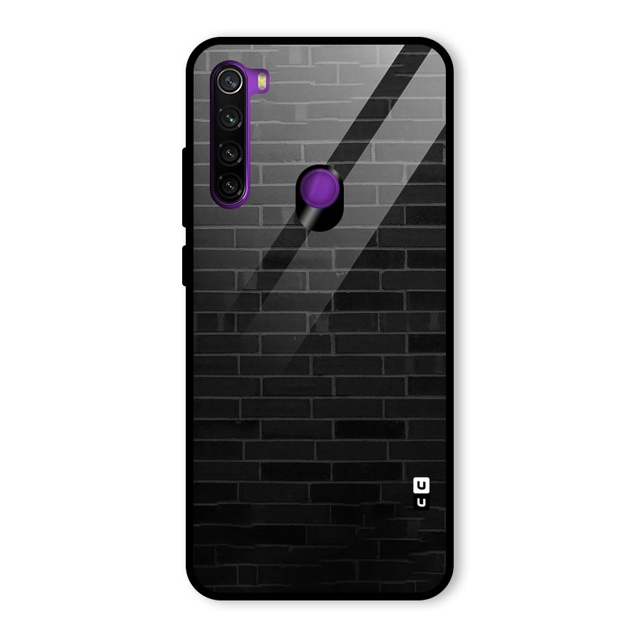 Brick Wall Glass Back Case for Redmi Note 8