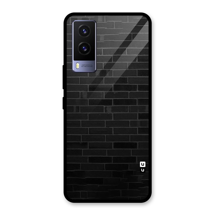 Brick Wall Glass Back Case for Vivo V21e 5G
