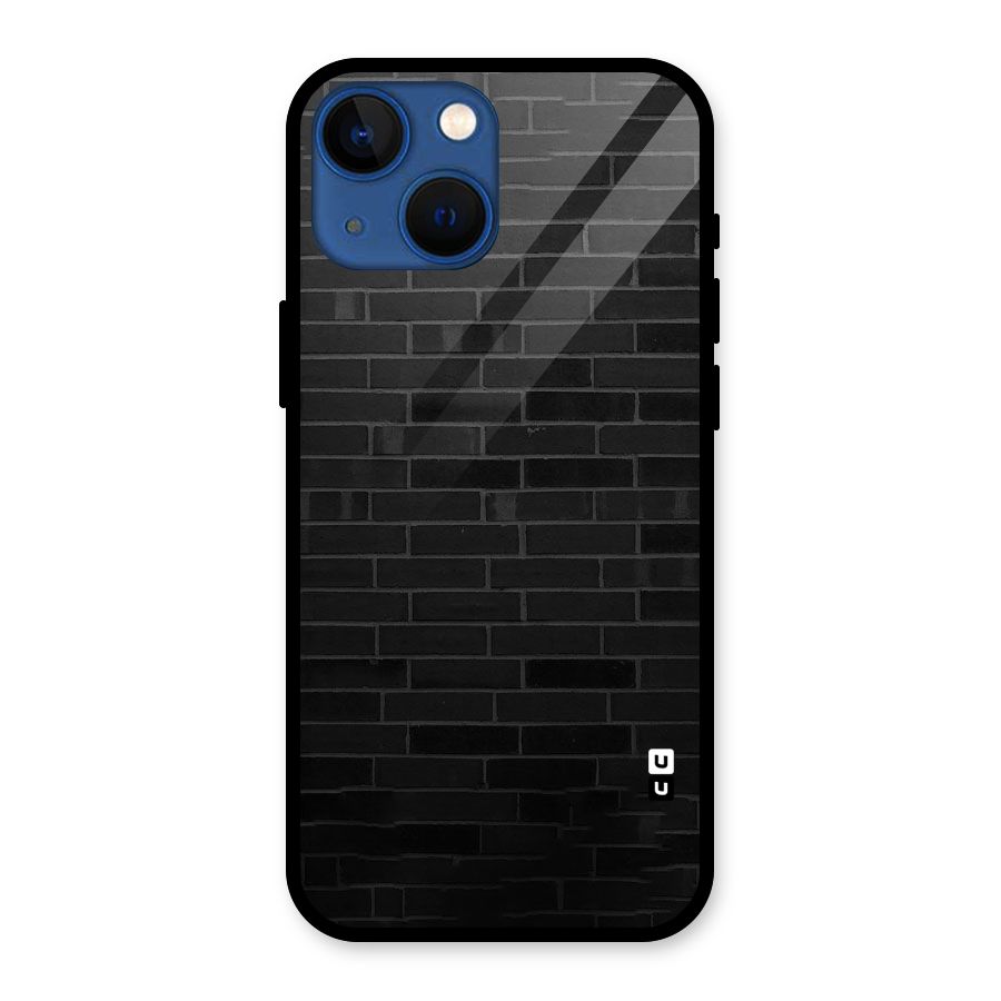Brick Wall Glass Back Case for iPhone 13 Mini