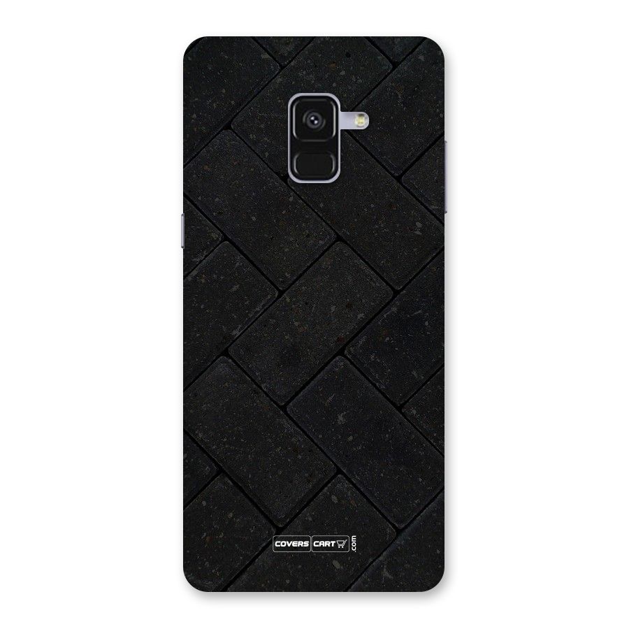 Bricks Pattern Back Case for Galaxy A8 Plus