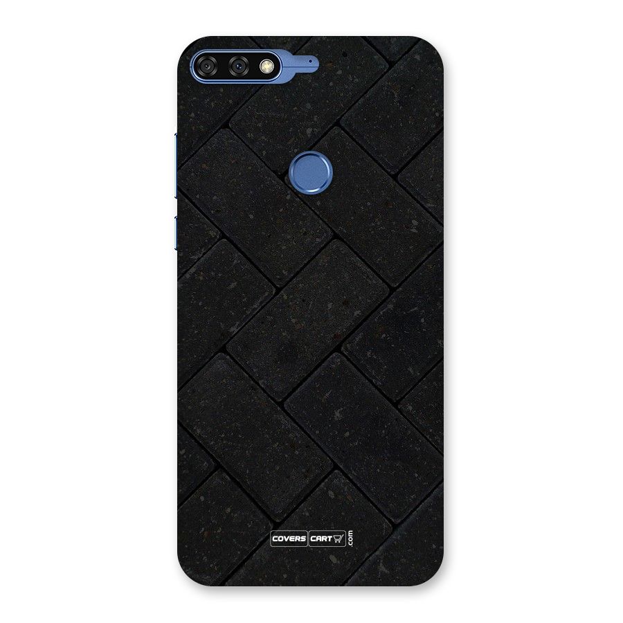 Bricks Pattern Back Case for Honor 7C