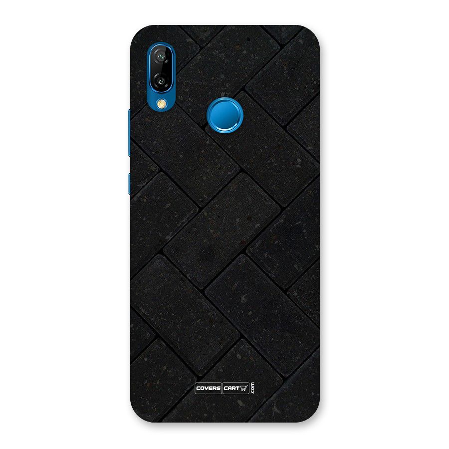 Bricks Pattern Back Case for Huawei P20 Lite