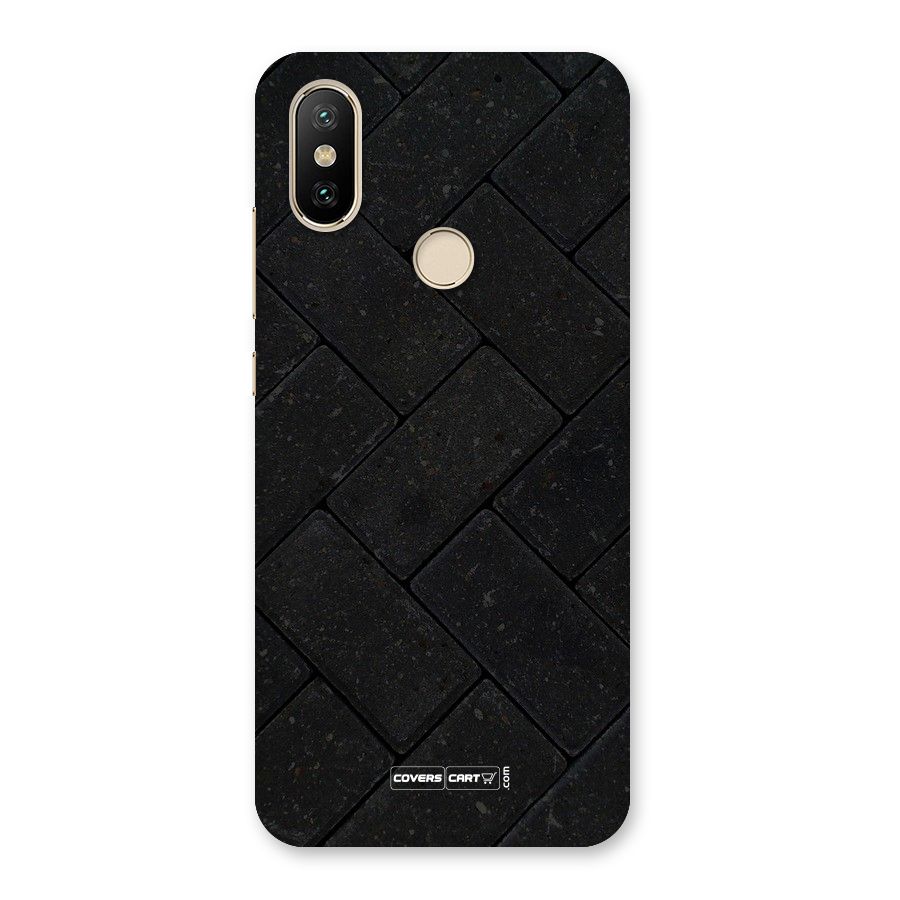Bricks Pattern Back Case for Mi A2