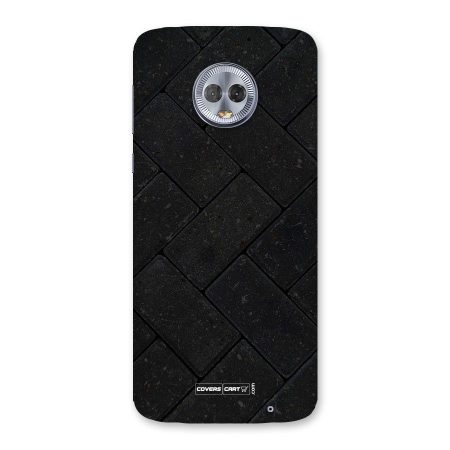 Bricks Pattern Back Case for Moto G6 Plus