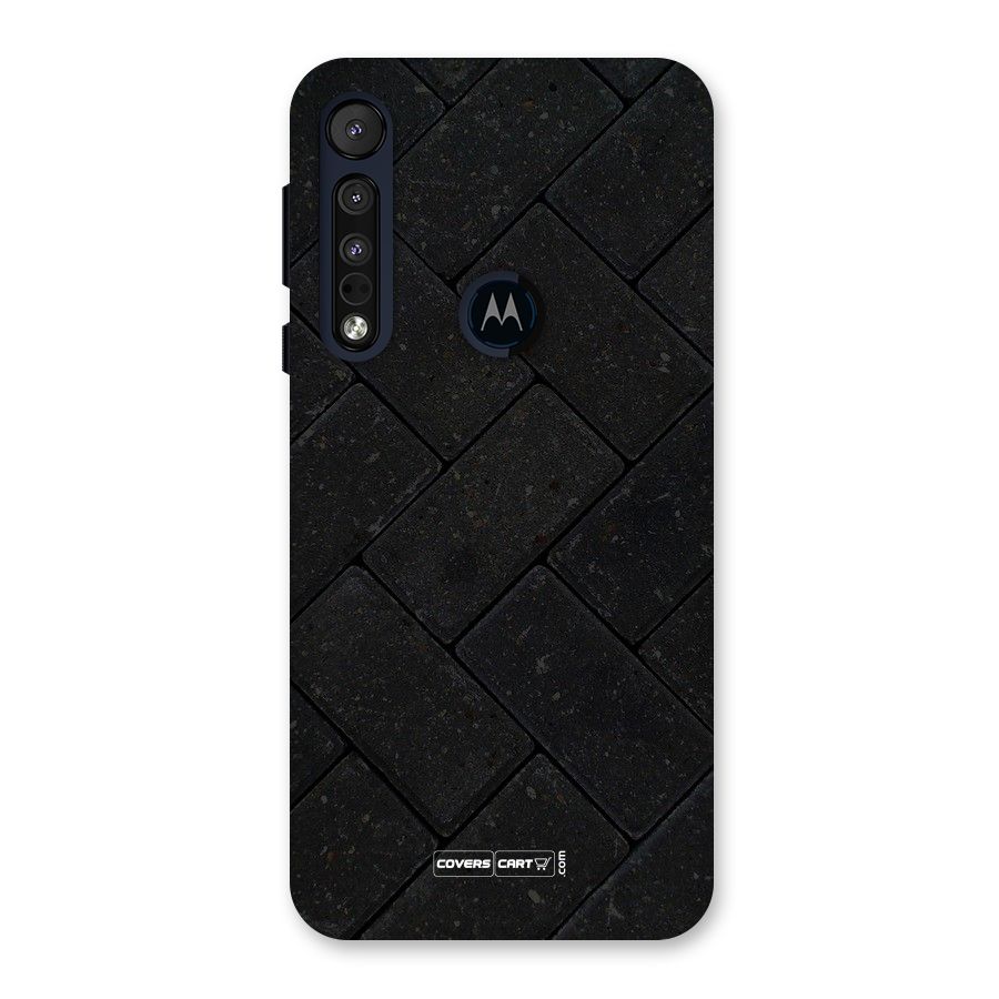 Bricks Pattern Back Case for Motorola One Macro