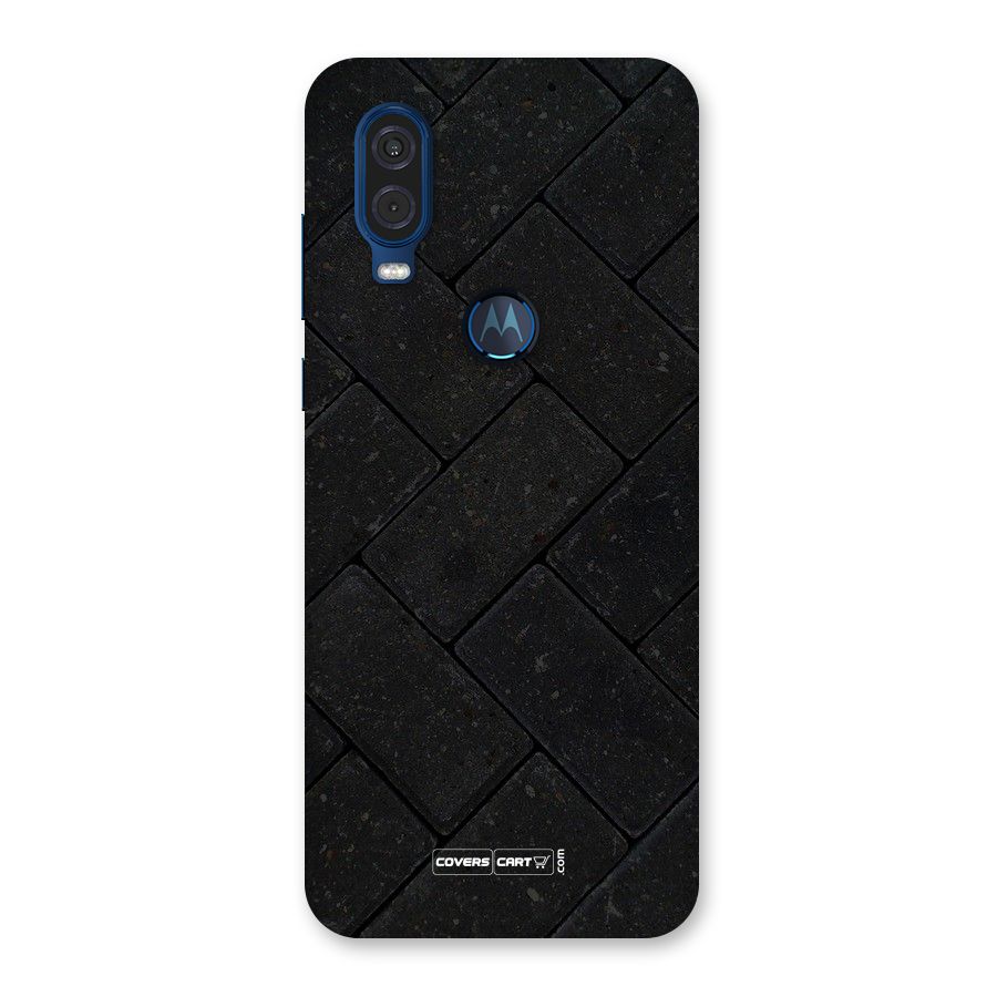 Bricks Pattern Back Case for Motorola One Vision
