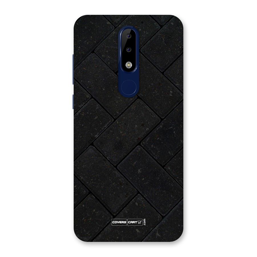 Bricks Pattern Back Case for Nokia 5.1 Plus