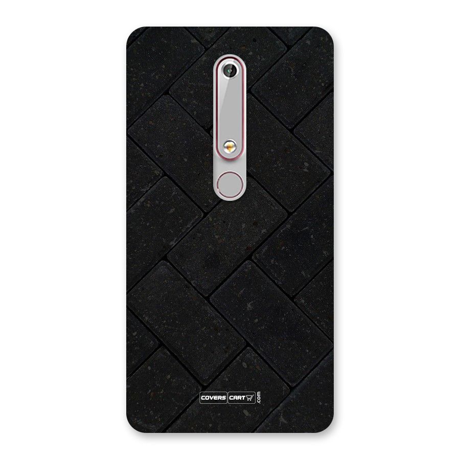 Bricks Pattern Back Case for Nokia 6.1
