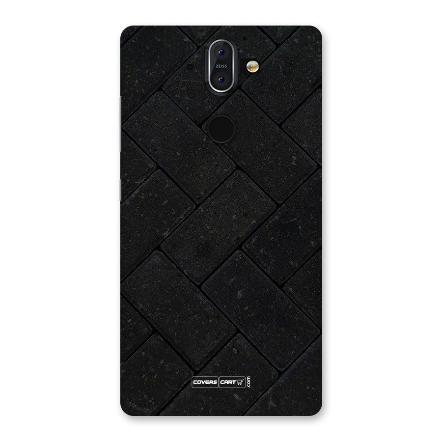 Bricks Pattern Back Case for Nokia 8 Sirocco