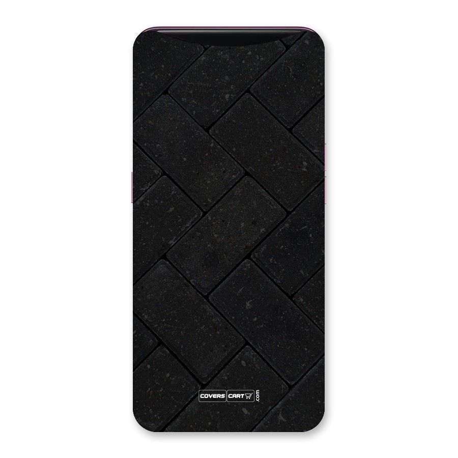 Bricks Pattern Back Case for Oppo Find X