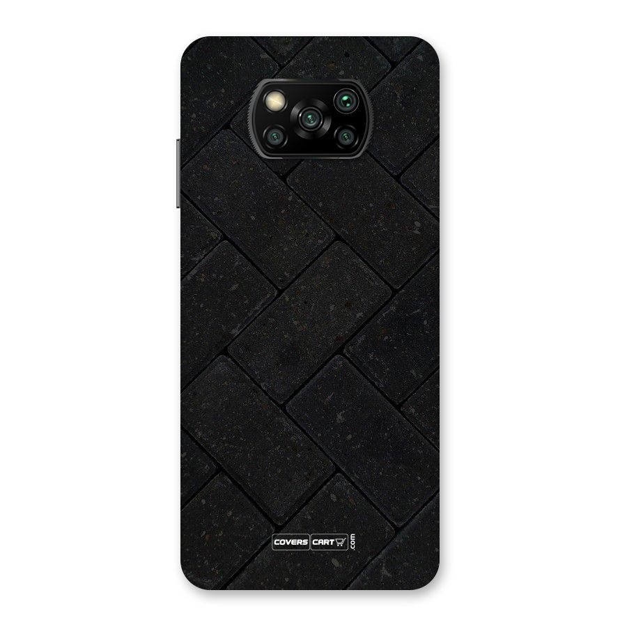 Bricks Pattern Back Case for Poco X3