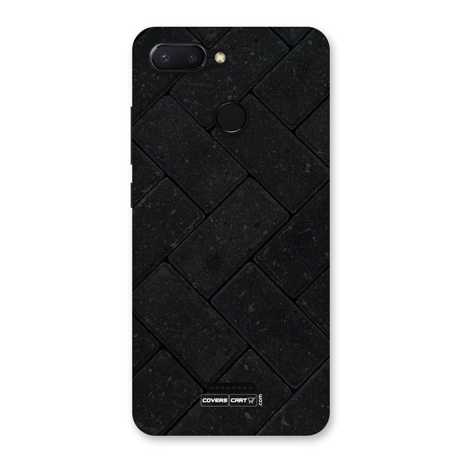 Bricks Pattern Back Case for Redmi 6