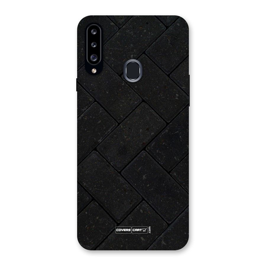 Bricks Pattern Back Case for Samsung Galaxy A20s