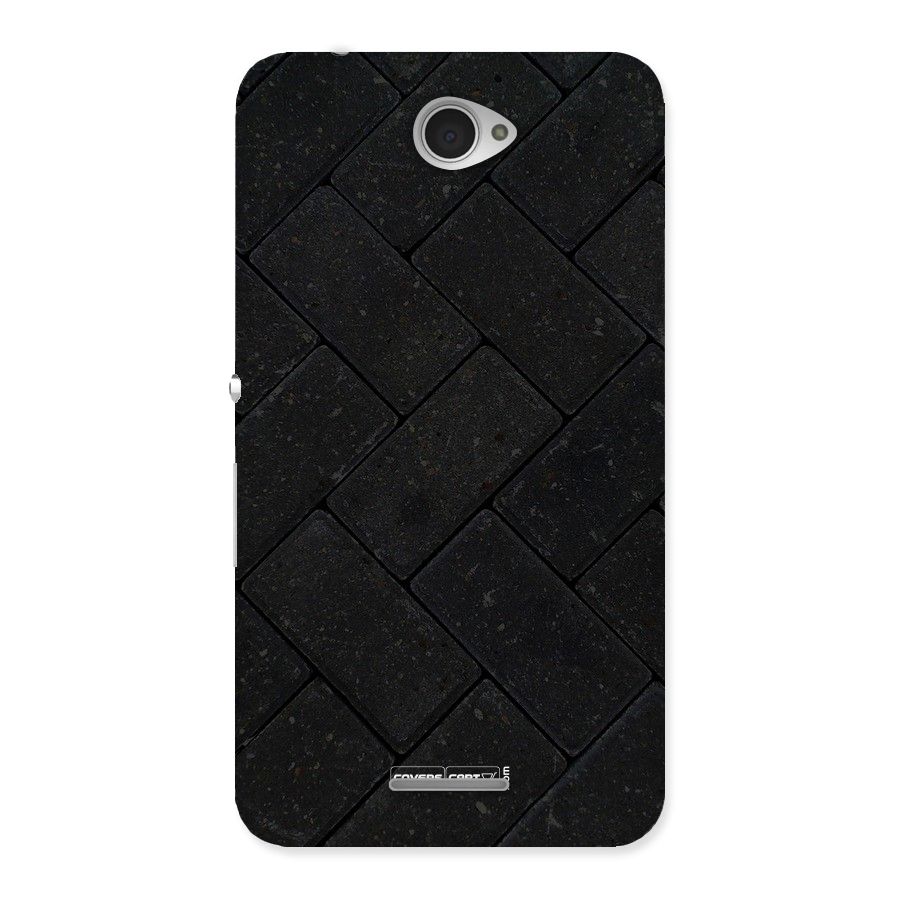 Bricks Pattern Back Case for Sony Xperia E4