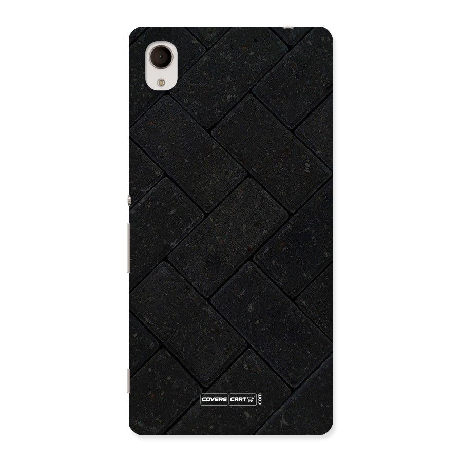 Bricks Pattern Back Case for Sony Xperia M4