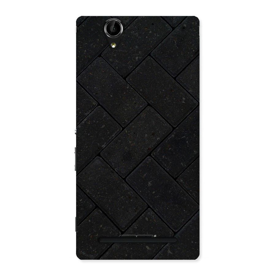 Bricks Pattern Back Case for Sony Xperia T2