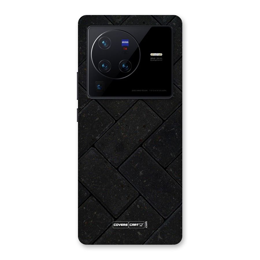 Bricks Pattern Back Case for Vivo X80 Pro