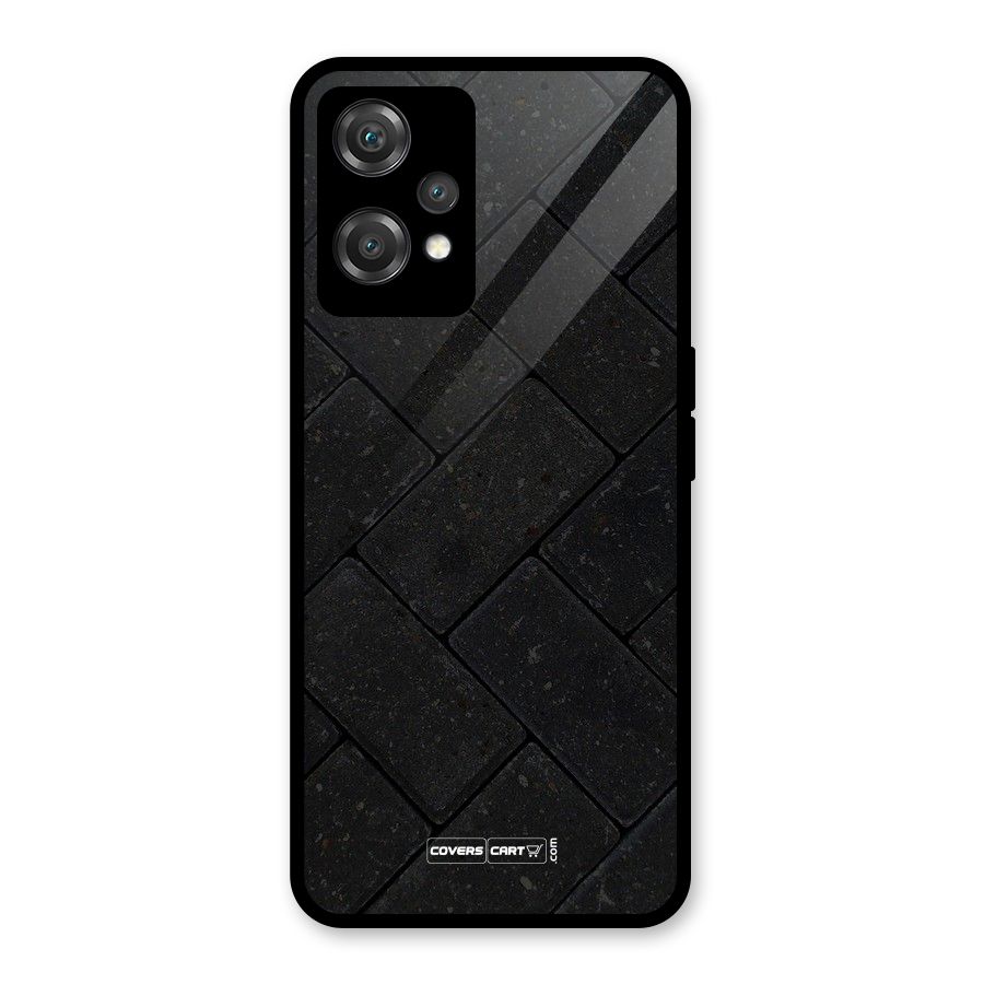 Bricks Pattern Glass Back Case for OnePlus Nord CE 2 Lite 5G