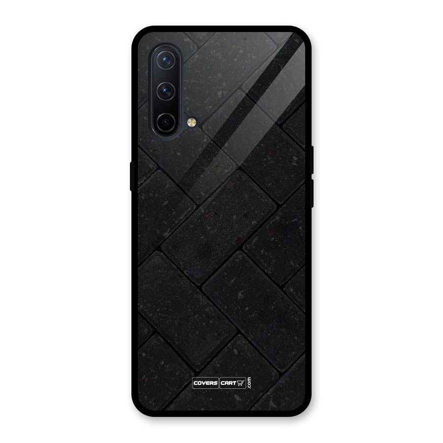 Bricks Pattern Glass Back Case for OnePlus Nord CE 5G