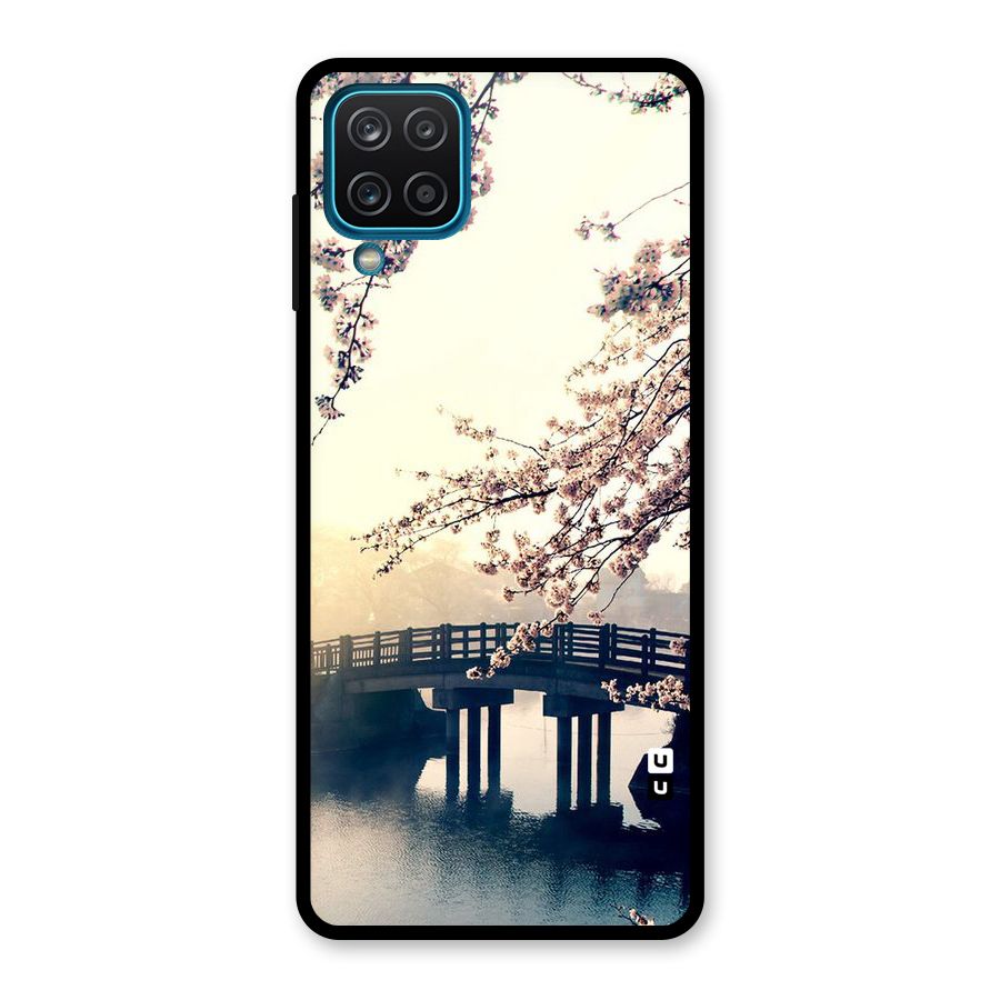 Bridge Blossom Glass Back Case for Galaxy A12