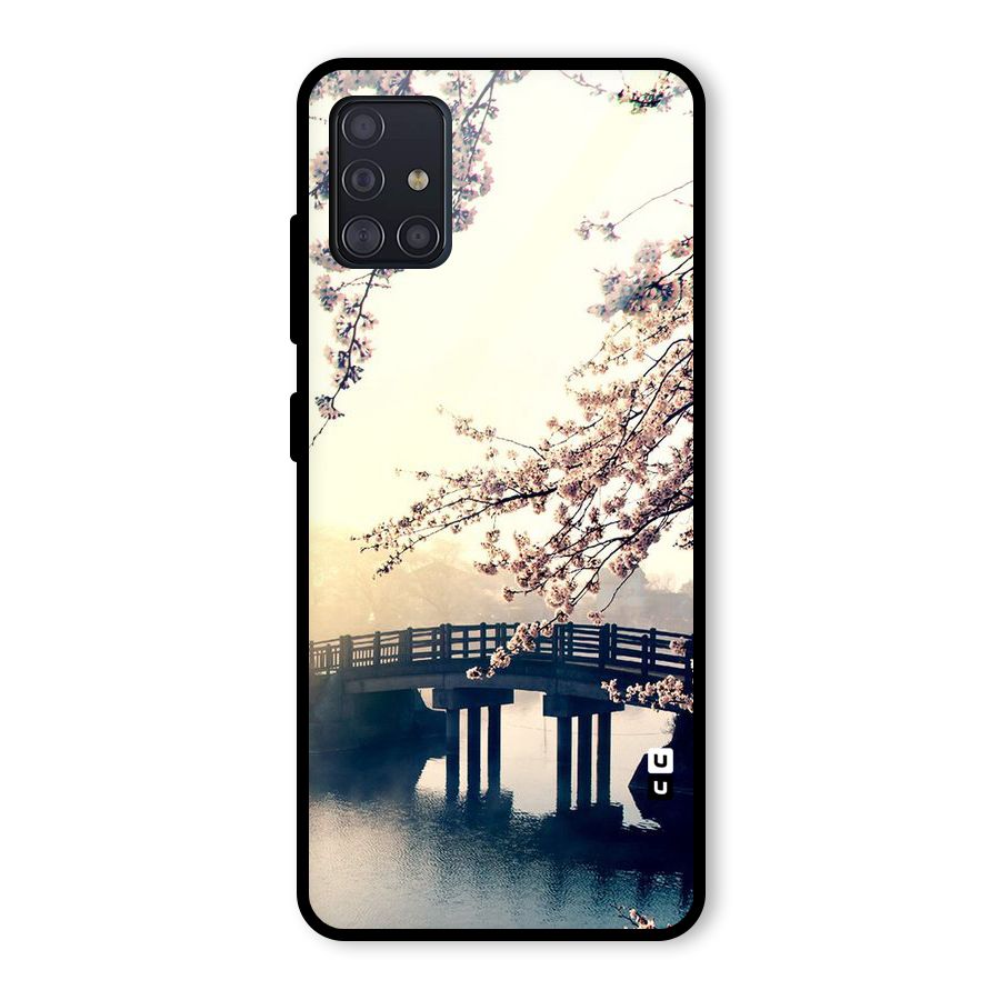 Bridge Blossom Glass Back Case for Galaxy A51