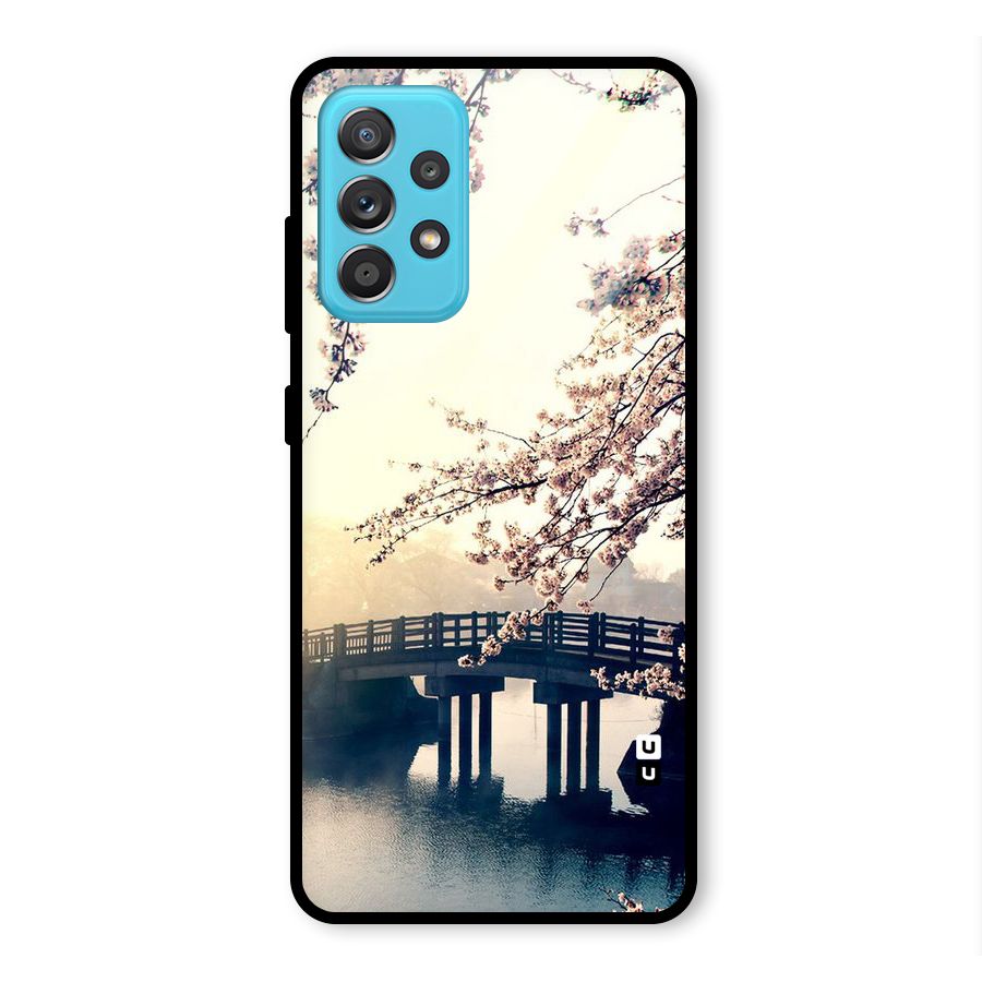 Bridge Blossom Glass Back Case for Galaxy A52