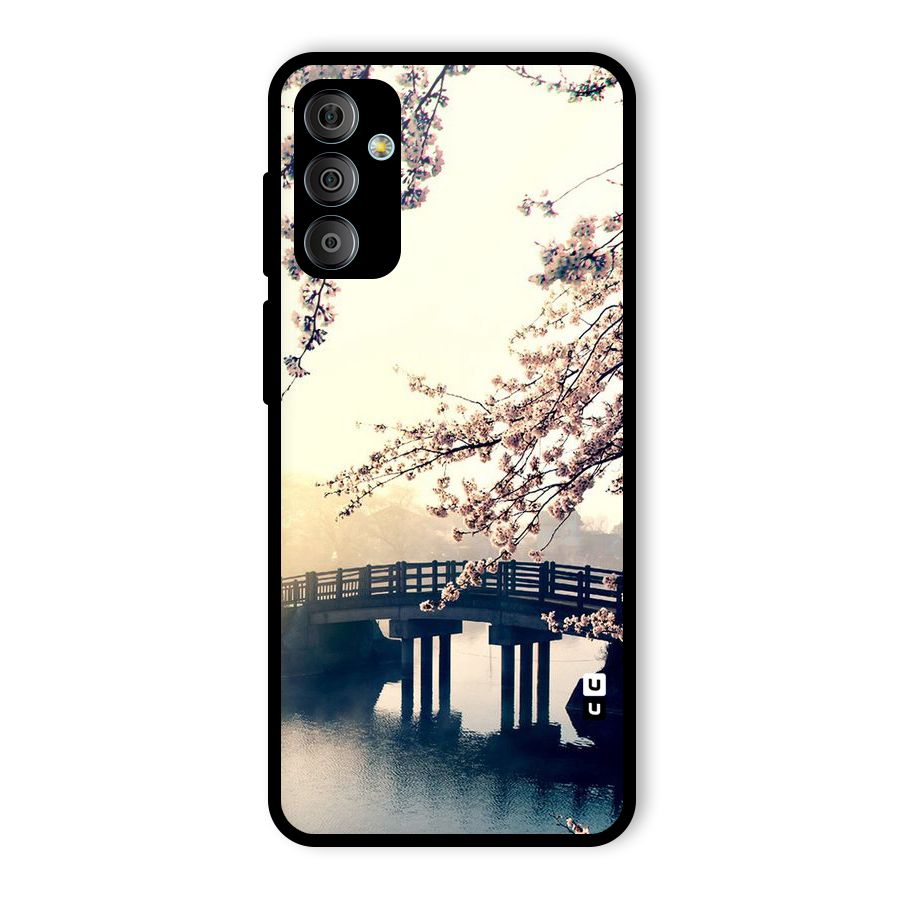 Bridge Blossom Glass Back Case for Galaxy F23