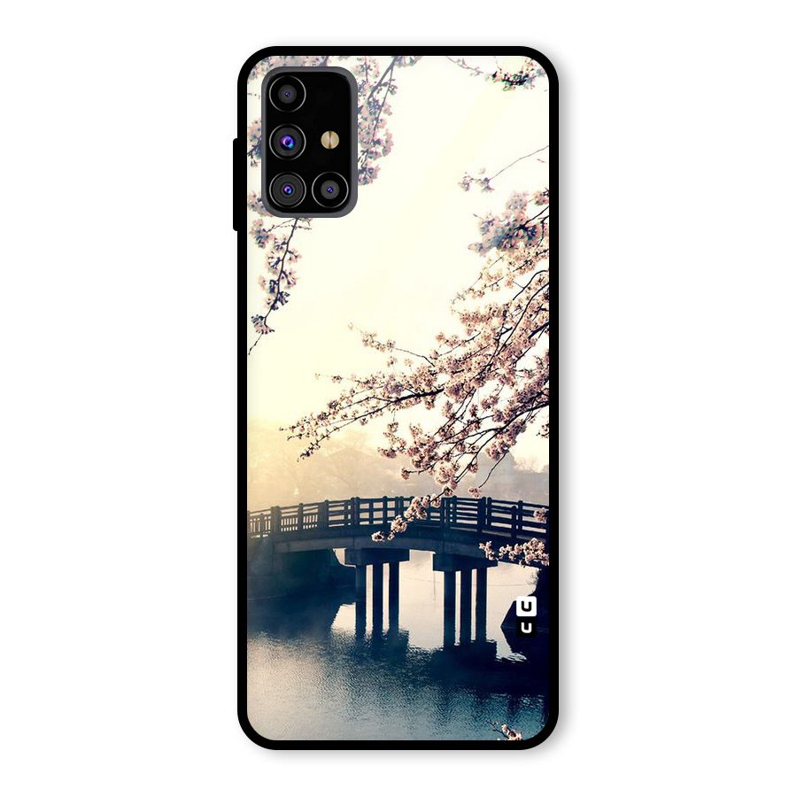 Bridge Blossom Glass Back Case for Galaxy M31s