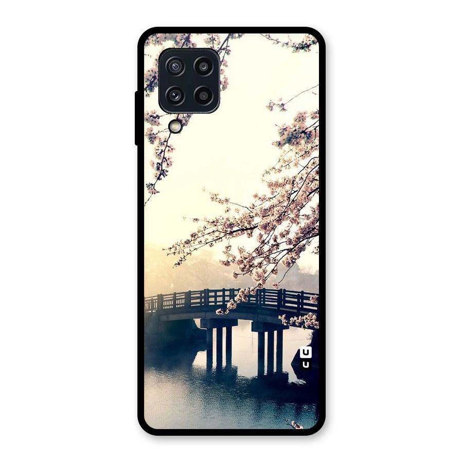 Bridge Blossom Glass Back Case for Galaxy M32